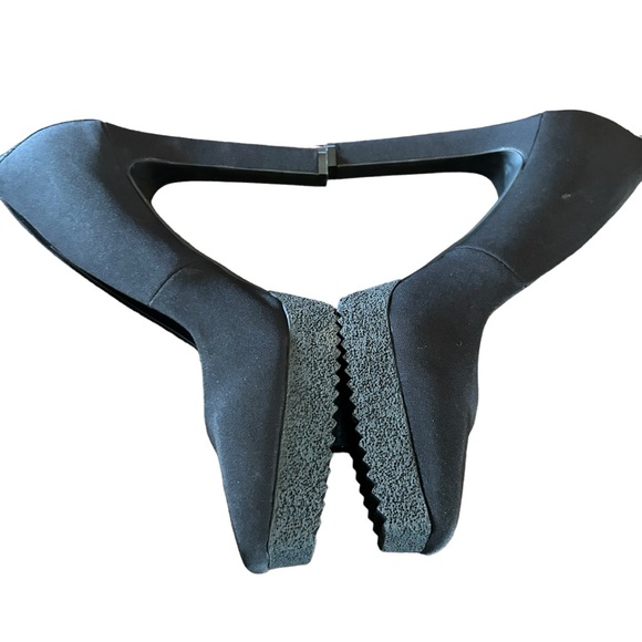 DKNY Zayne Platform Pumps Square Toe Dressy Sleek Stiletto Heels Black Size 9.5 - Picture 8 of 11